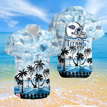 [SPECIAL OFFER] NEW CUSTOMIZED NFL31 TST TENNESSEE TITANS UNISEX HAWAIIAN SHIRT