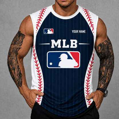 [FLASH SALE] NEW CUSTOMIZED MLB31 MAJOR LEAGUE BASEBALL TANK TOP & GYM SHIRT