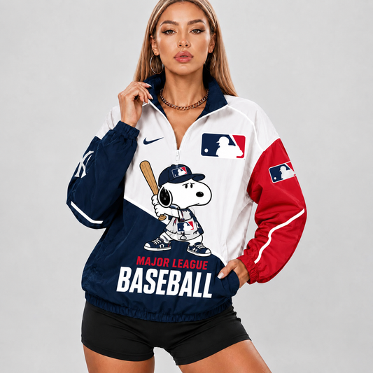 [FLASH SALE] NEW CUSTOMIZED MLB32 MLB ALL TEAMS V-NECK ZIPPER SWEATSHIRT JACKET