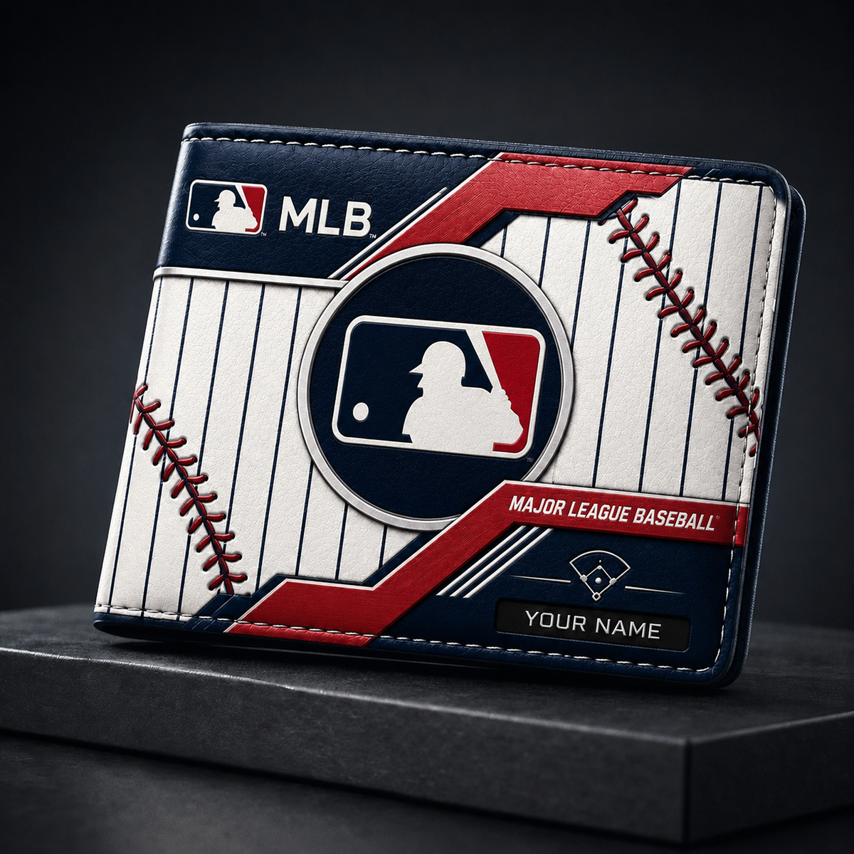 [FLASH SALE] NEW CUSTOMIZED MLB31 MAJOR LEAGUE BASEBALL LEATHER WALLET
