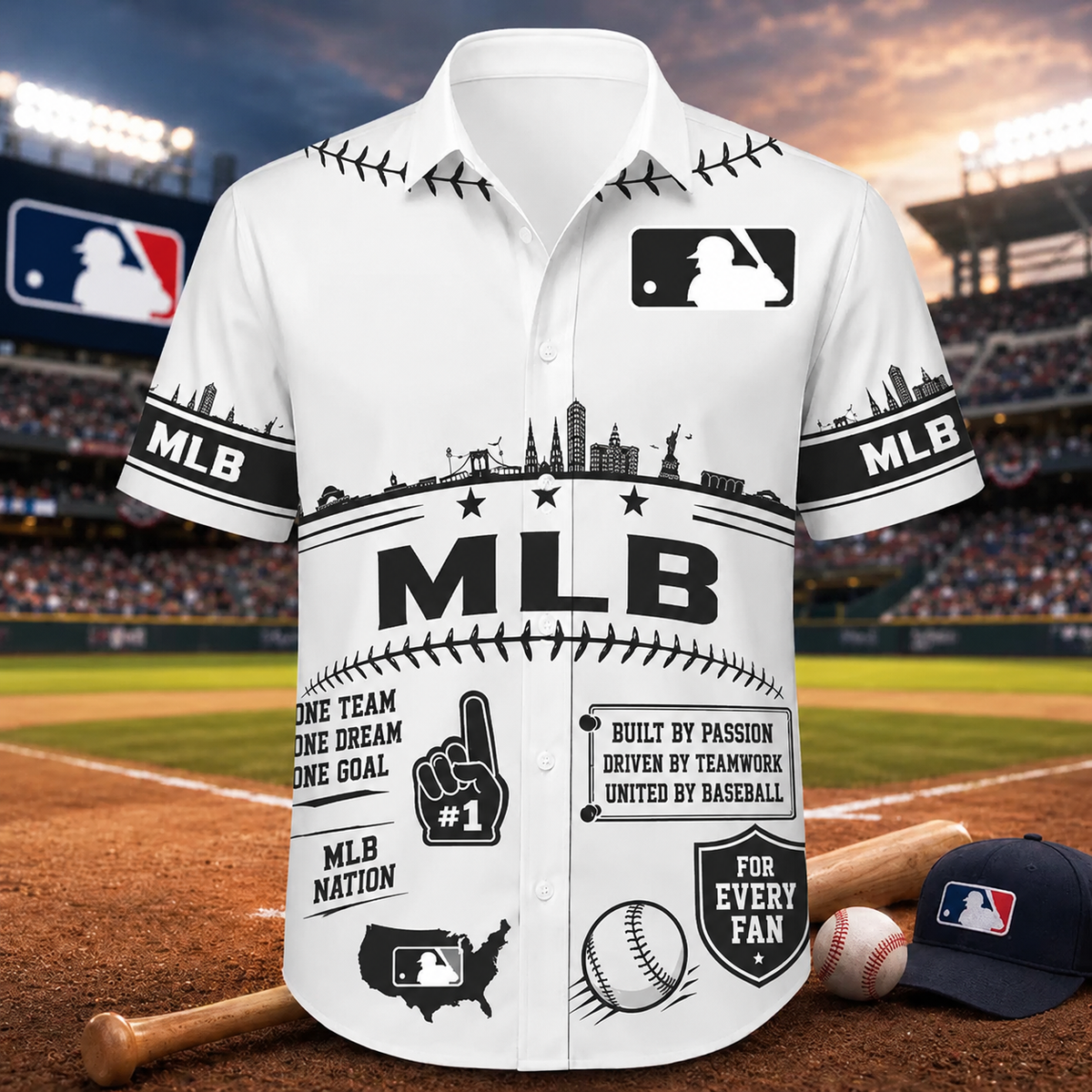[FLASH SALE] NEW CUSTOMIZED MLB32 ALL TEAMS UNISEX HAWAIIAN SHIRT