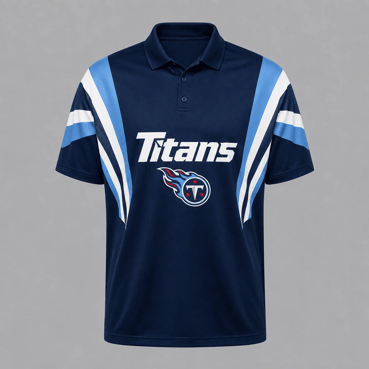 [SPECIAL OFFER] NEW CUSTOMIZED NFL31 TST TENNESSEE TITANS POLO SHIRT