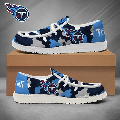[SPECIAL OFFER] NEW CUSTOMIZED NFL31 TST TENNESSEE TITANS LOAFER SHOES