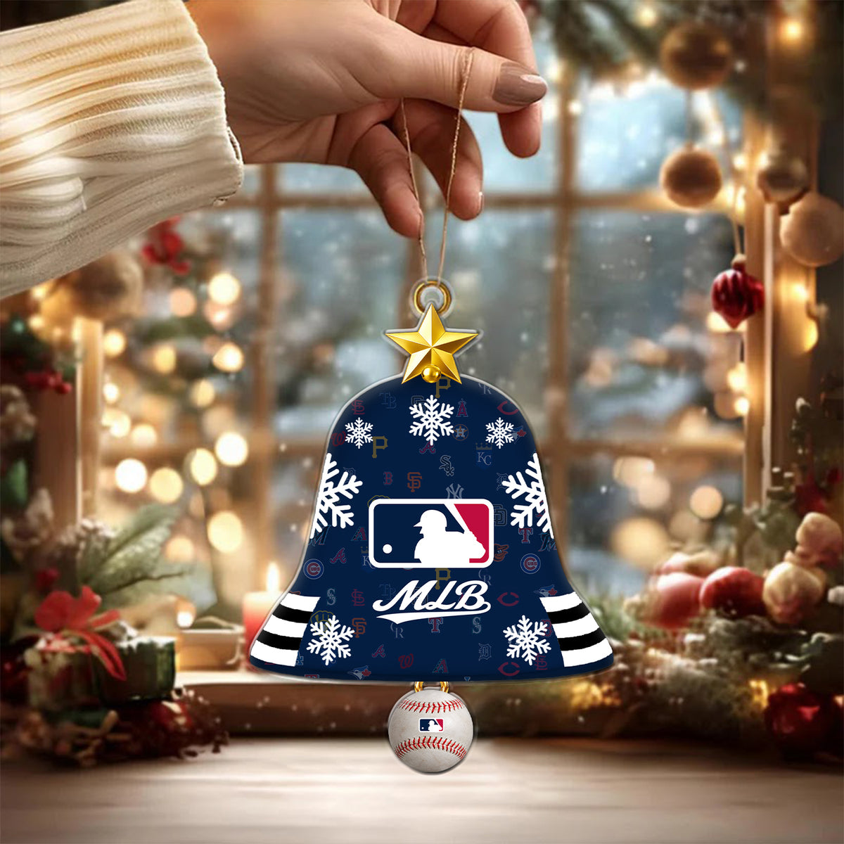 [FLASH SALE] NEW CUSTOMIZED MLB32 ALL TEAMS CHRISTMAS ACRYLIC ORNAMENT