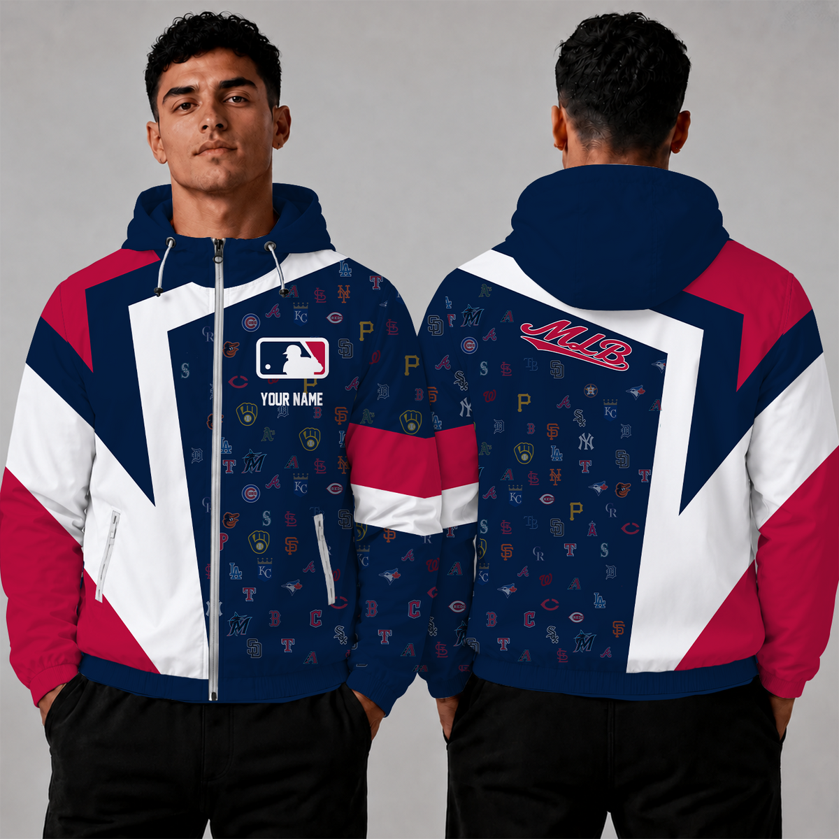 [FLASH SALE] NEW CUSTOMIZED MLB32 ALL TEAMS WINDBREAKER JACKET