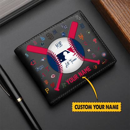 [FLASH SALE] NEW CUSTOMIZED MLB32 ALL TEAMS LEATHER WALLET