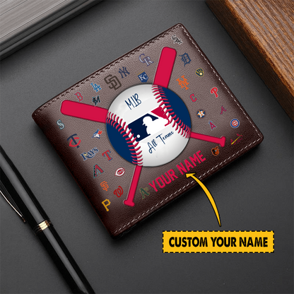 [FLASH SALE] NEW CUSTOMIZED MLB32 ALL TEAMS LEATHER WALLET