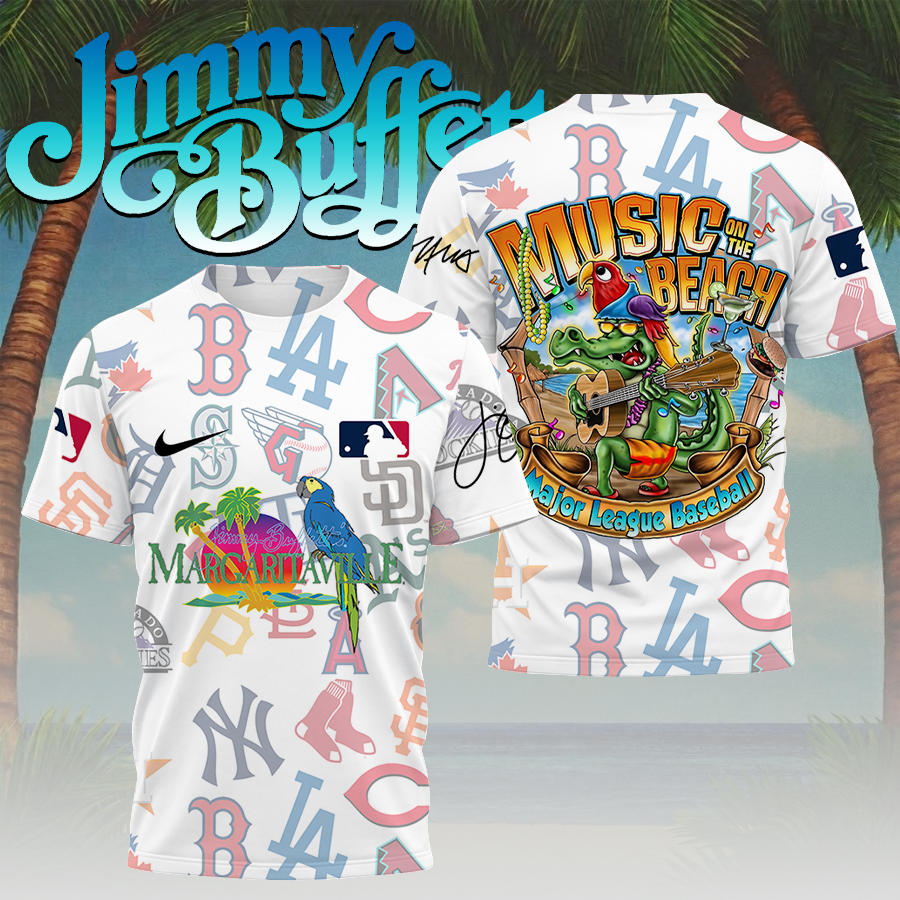 [FLASH SALE] NEW CUSTOMIZED MLB32 ALL TEAMS x JIMMY BUFFETT T-SHIRT, HOODIE, ZIP HOODIE