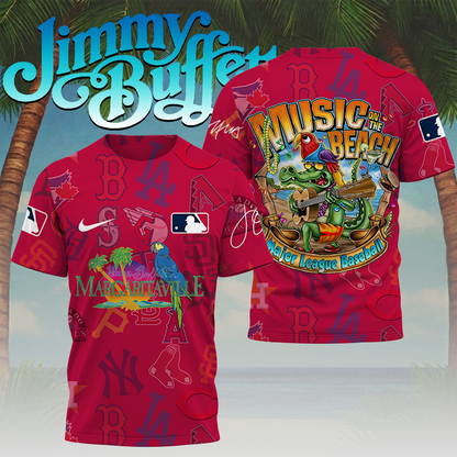 [FLASH SALE] NEW CUSTOMIZED MLB32 ALL TEAMS x JIMMY BUFFETT T-SHIRT, HOODIE, ZIP HOODIE