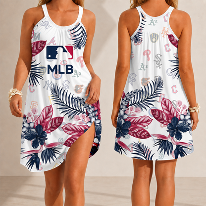 [FLASH SALE] NEW CUSTOMIZED MLB32 ALL TEAMS CAMISOLE DRESS