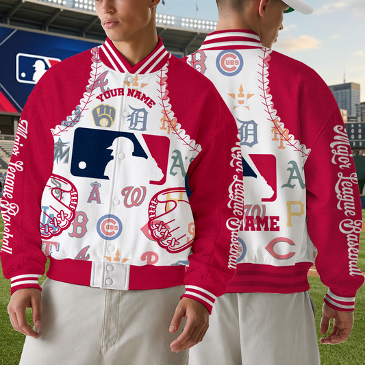 [FLASH SALE] NEW CUSTOMIZED MLB32 ALL TEAMS SATIN VARSITY & BASEBALL JACKET