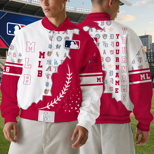 [FLASH SALE] NEW CUSTOMIZED MLB32 ALL TEAMS SATIN VARSITY & BASEBALL JACKET