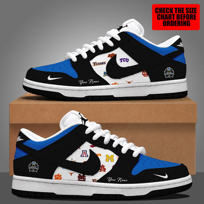 [FAN FAVORITE] NEW CUSTOMIZED NCAA CWS32 ALL TEAMS DUNK LOW SHOES
