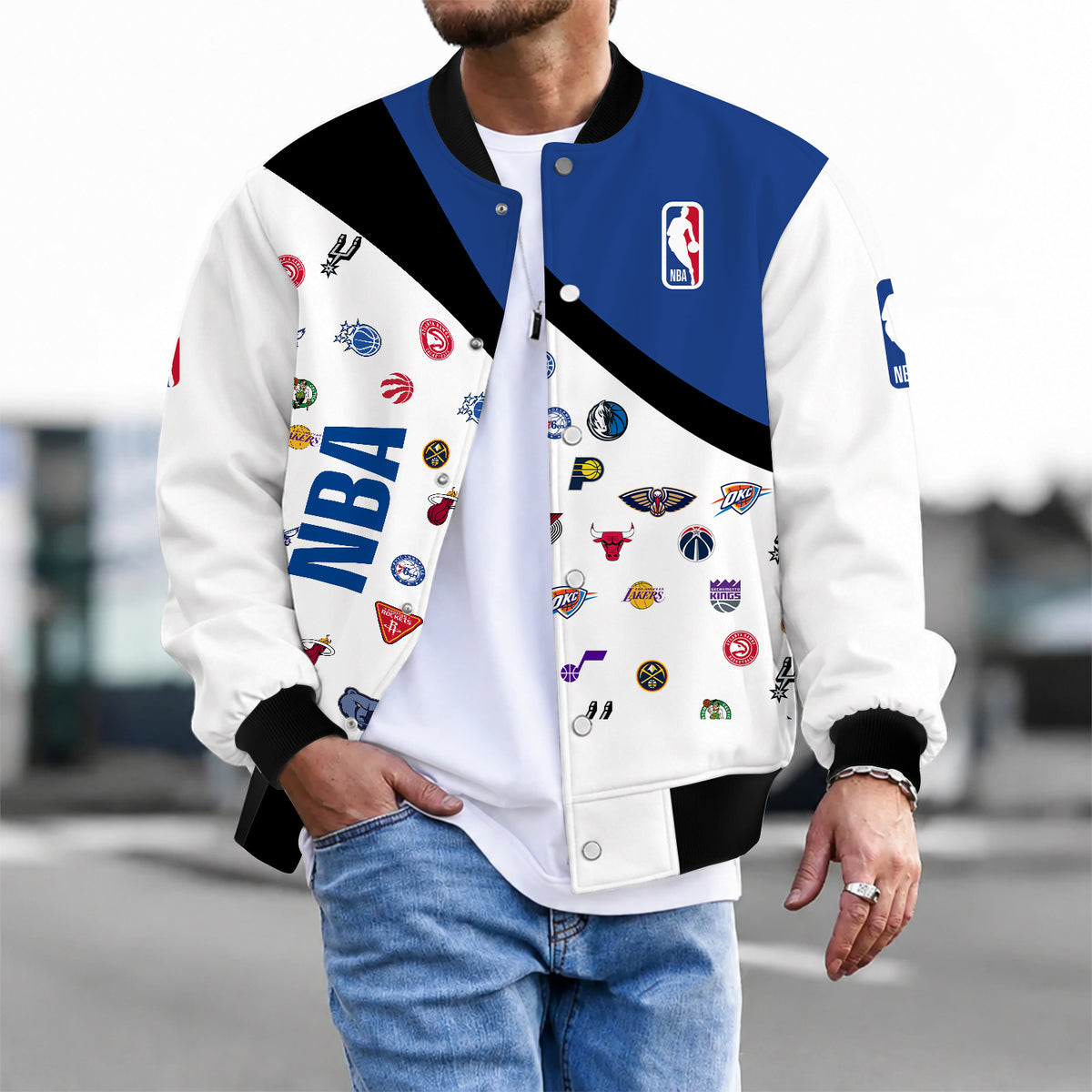 [HOT DEAL] NEW CUSTOMIZED NBA32 NBA ALL TEAMS BASEBALL JACKET, SATIN VARSITY JACKET
