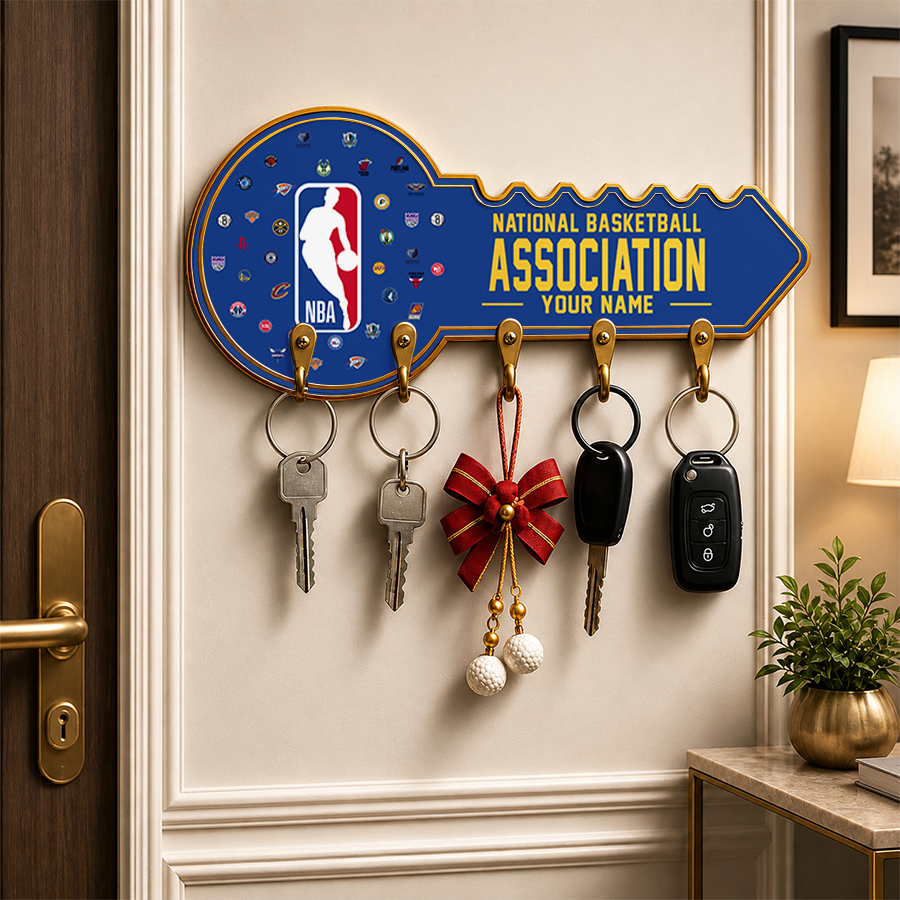 [HOT DEAL] NEW CUSTOMIZED NBA32 NBA ALL TEAMS WALL KEY HOLDER FOR HOME