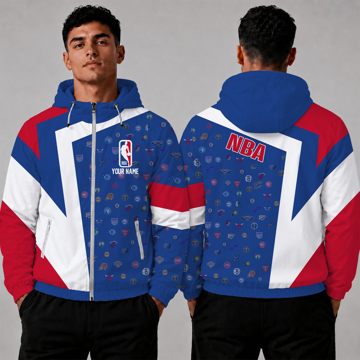 [HOT DEAL] NEW CUSTOMIZED NBA32 ALL TEAMS WINDBREAKER JACKET
