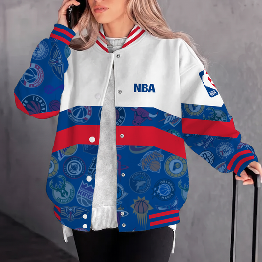 [HOT DEAL] NEW CUSTOMIZED NBA32 NBA ALL TEAMS BASEBALL JACKET, SATIN VARSITY JACKET