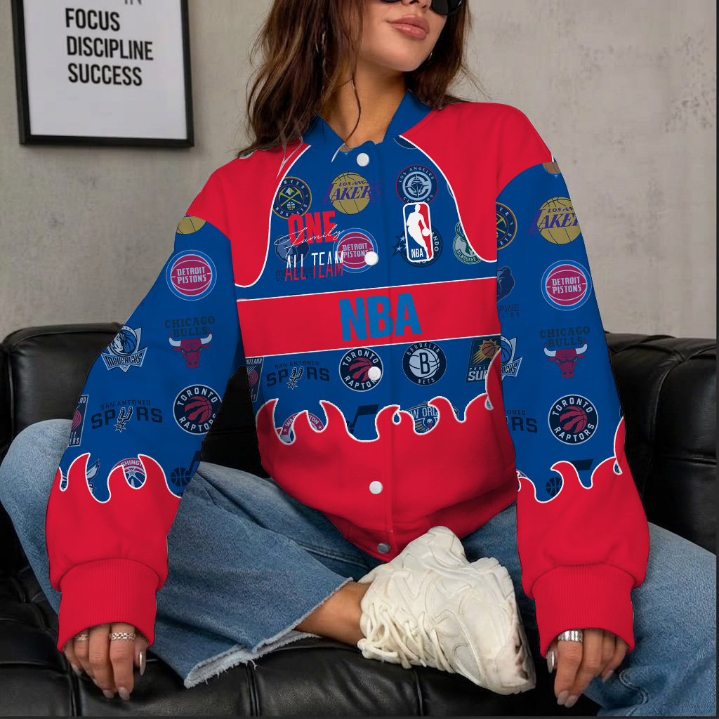 [HOT DEAL] NEW CUSTOMIZED NBA32 NBA ALL TEAMS BASEBALL JACKET, SATIN VARSITY JACKET