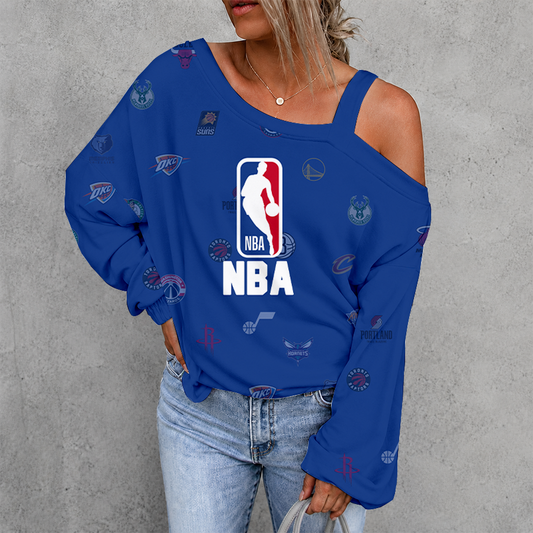 [HOT DEAL] NEW CUSTOMIZED NBA32 NBA ALL TEAMS DROP SHOULDER SWEATSHIRT