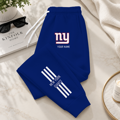 [SPECIAL OFFER] NEW CUSTOMIZED NFL32 NYG NEW YORK GIANTS SWEATPANTS