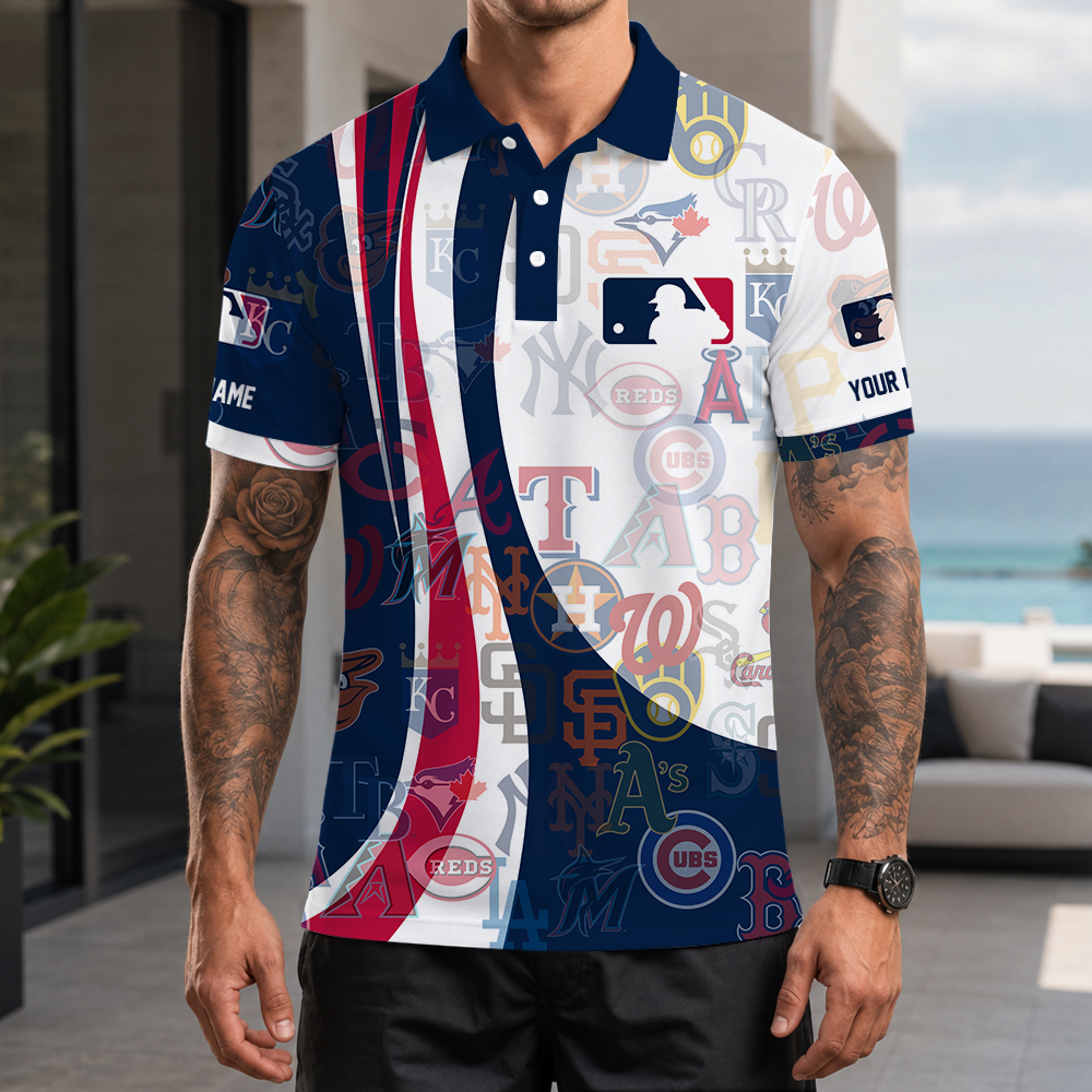 [FLASH SALE] NEW CUSTOMIZED MLB32 ALL TEAMS POLO SHIRT