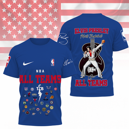 [HOT DEAL] NEW CUSTOMIZED NBA32 NBA ALL TEAMS X ELVIS PRESLEY T-SHIRT, HOODIE, ZIP HOODIE