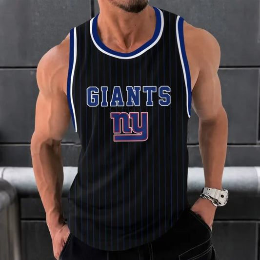 [SPECIAL OFFER] NEW CUSTOMIZED NFL32 NYG NEW YORK GIANTS UNISEX TANK TOP