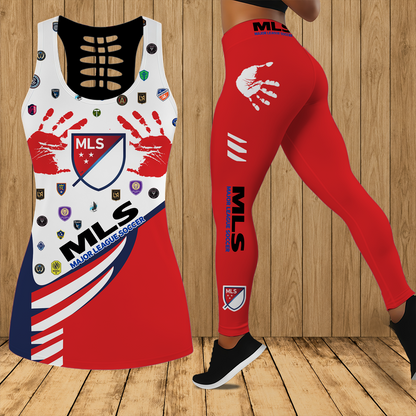 [FAN EXCLUSIVE] NEW CUSTOMIZED MLS32 SOA MLS ALL TEAM HOLLOW TANK TOP & LEGGINGS SET