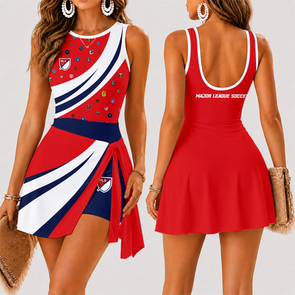 [FAN EXCLUSIVE] NEW CUSTOMIZED MLS32 SOA MLS ALL TEAM WOMEN'S SUMMER SKORT DRESS