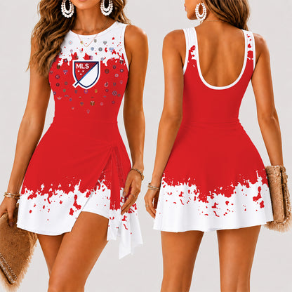 [FAN EXCLUSIVE] NEW CUSTOMIZED MLS32 SOA MLS ALL TEAM WOMEN'S SUMMER SKORT DRESS
