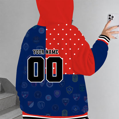 [FAN EXCLUSIVE] NEW CUSTOMIZED MLS32 MLS ALL TEAMS ZIP HOODIE