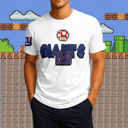 [SPECIAL OFFER] NEW CUSTOMIZED NFL32 NYG NEW YORK GIANTS SUPER MARIO T-SHIRT, HOODIE, ZIP HOODIE
