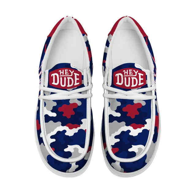 [SPECIAL OFFER] NEW CUSTOMIZED NFL32 NYG NEW YORK GIANTS LOAFER SHOES
