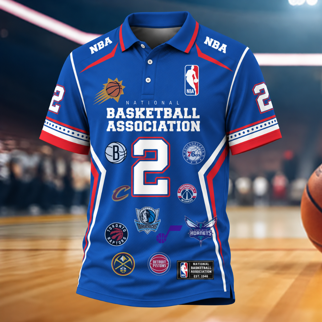 [HOT DEAL] NEW CUSTOMIZED NBA32 NBA ALL TEAMS POLO SHIRT