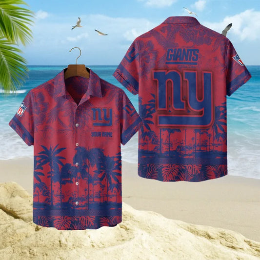 [SPECIAL OFFER] NEW CUSTOMIZED NFL32 NYG NEW YORK GIANTS UNISEX HAWAIIAN SHIRT