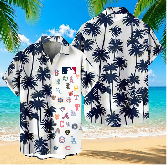 [FLASH SALE] NEW CUSTOMIZED MLB32 BBA MLB ALL TEAMS UNISEX HAWAIIAN SHIRT
