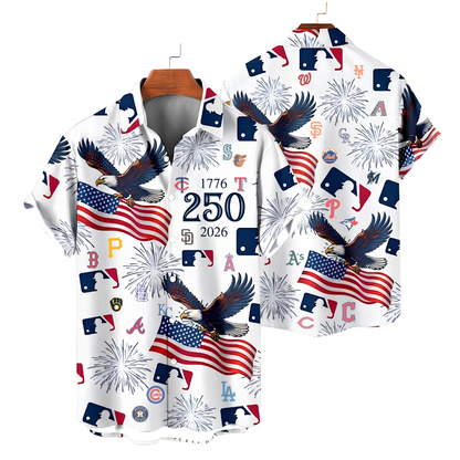 [FLASH SALE] NEW CUSTOMIZED MLB32 BBA MLB ALL TEAMS UNISEX HAWAIIAN SHIRT