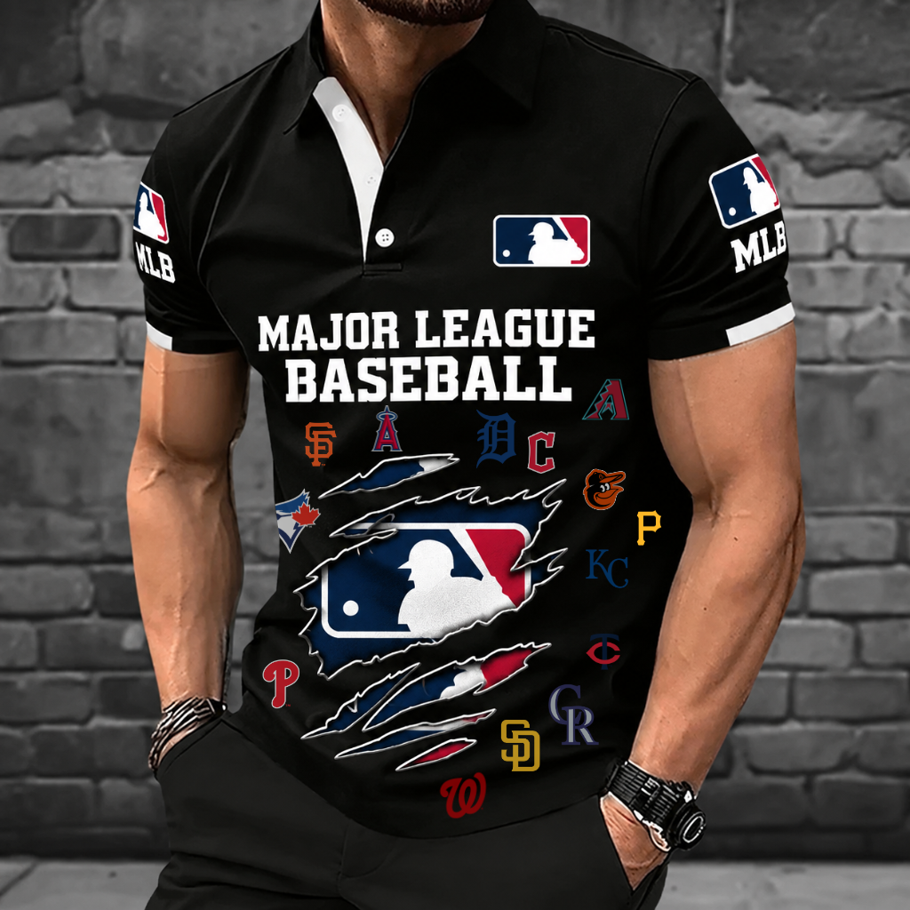 [FLASH SALE] NEW CUSTOMIZED MLB32 MLB ALL TEAMS POLO SHIRT