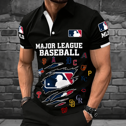 [FLASH SALE] NEW CUSTOMIZED MLB32 MLB ALL TEAMS POLO SHIRT