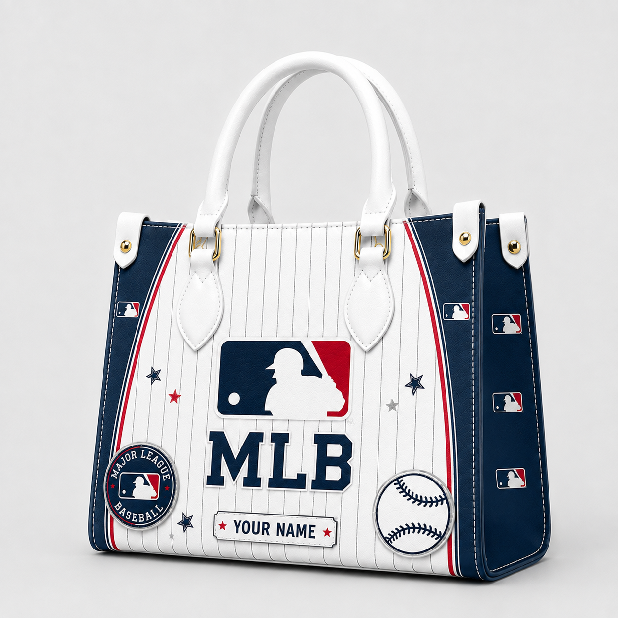 [FLASH SALE] NEW CUSTOMIZED MLB32 ALL TEAMS LEATHER HANDBAG