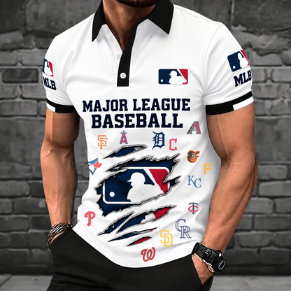 [FLASH SALE] NEW CUSTOMIZED MLB32 MLB ALL TEAMS POLO SHIRT