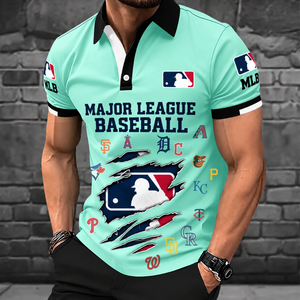 [FLASH SALE] NEW CUSTOMIZED MLB32 MLB ALL TEAMS POLO SHIRT