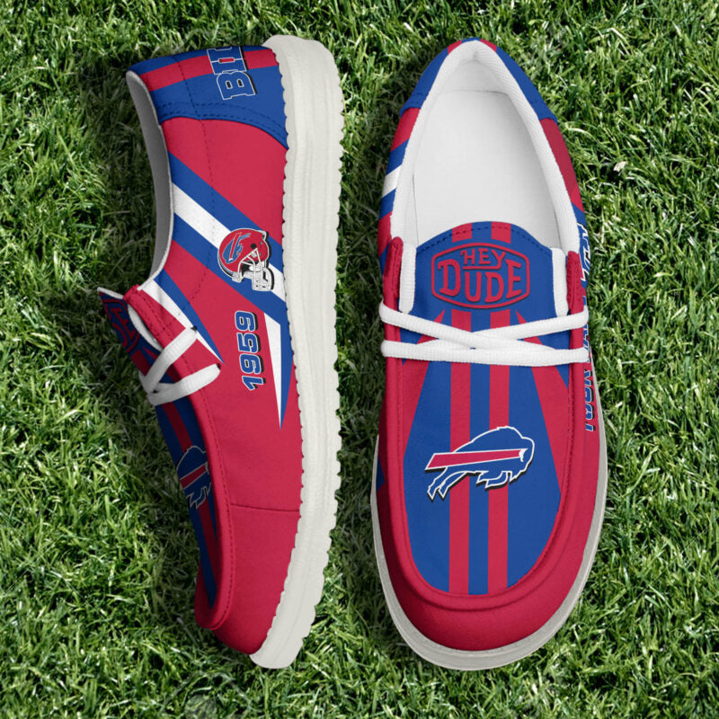 [SPECIAL OFFER] NEW CUSTOMIZED NFL03 BFB BUFFALO BILLS LOAFER SHOES