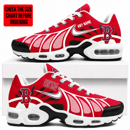 [FLASH SALE] NEW CUSTOMIZED MLB03 BRS BOSTON RED SOX AIR MAX PLUS SNEAKERS