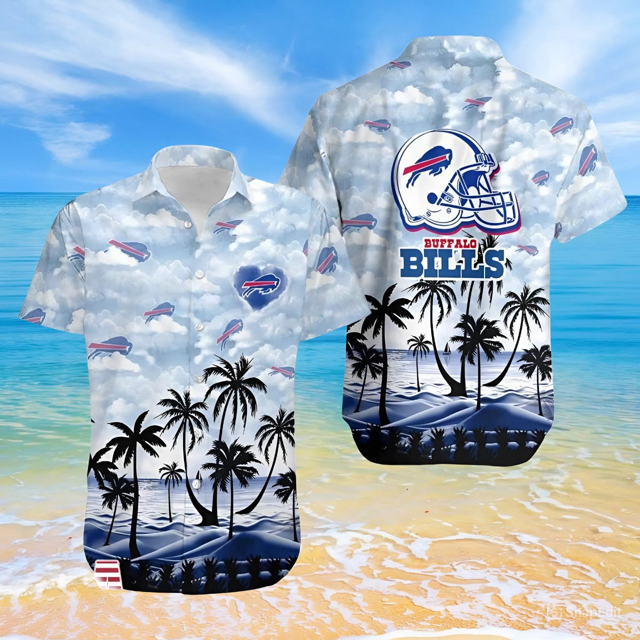 [SPECIAL OFFER] NEW CUSTOMIZED NFL03 BFB BUFFALO BILLS UNISEX HAWAIIAN SHIRT
