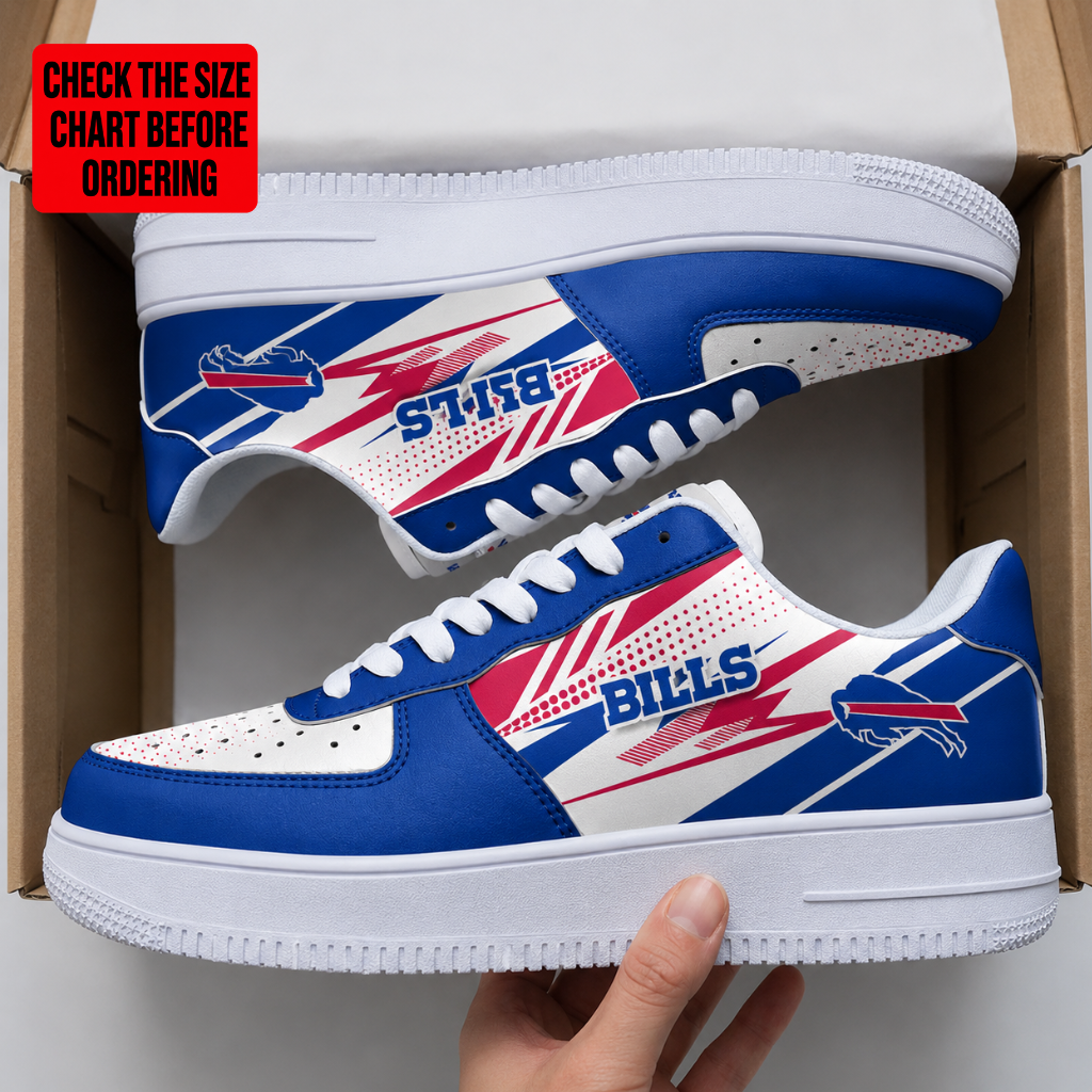 [SPECIAL OFFER] NEW CUSTOMIZED NFL03 BFB BUFFALO BILLS AF1 SNEAKERS