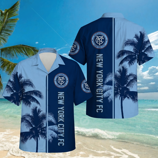 TOP SELLING - NEW CUSTOMIZED MLS03 NYC NEW YORK CITY FC UNISEX HAWAIIAN SHIRT