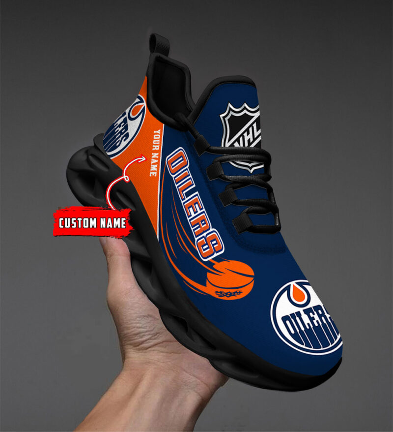 [SUPER SALE] NEW CUSTOMIZED NHL03 EMO EDMONTON OILERS CLUNKY SNEAKERS