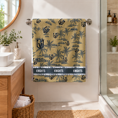 [SUPER SALE] NEW CUSTOMIZED NHL04 VGK VEGAS GOLDEN KNIGHTS BEACH TOWEL