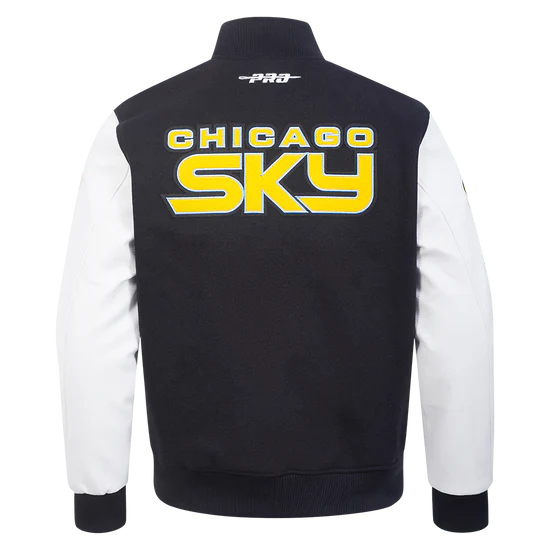 LIMITED EDITION - NEW CUSTOMIZED WNBA02 CCS CH SKY BASEBALL JACKET, SATIN VARSITY JACKET 09